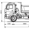 Kamaz 6520 320 20 cubic meters technical specifications